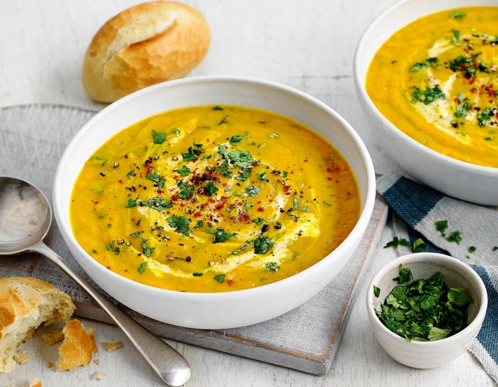 Warming' Carrot And Coriander Soup