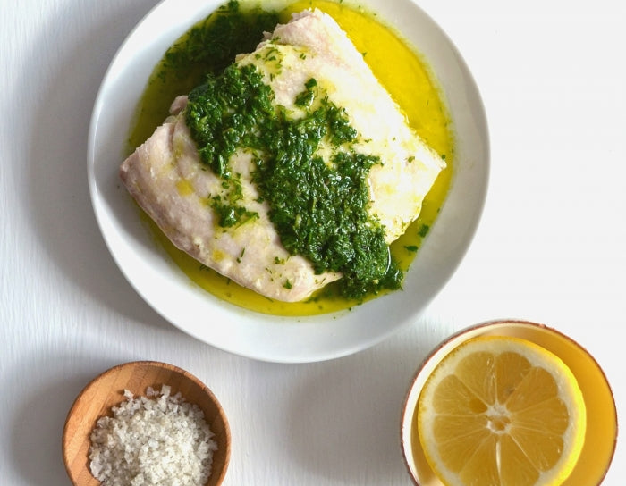 Oven-Baked Fish with Lemon Herb