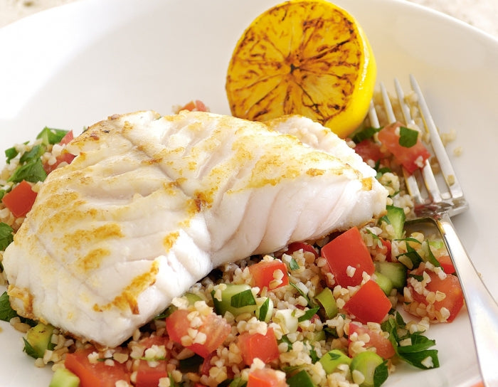 Pan-Fried Fish With Tabouli