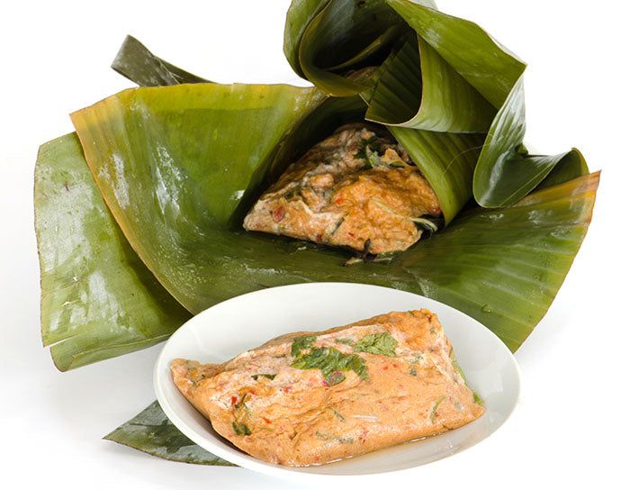 Fish Wrapped In Banana Leaves