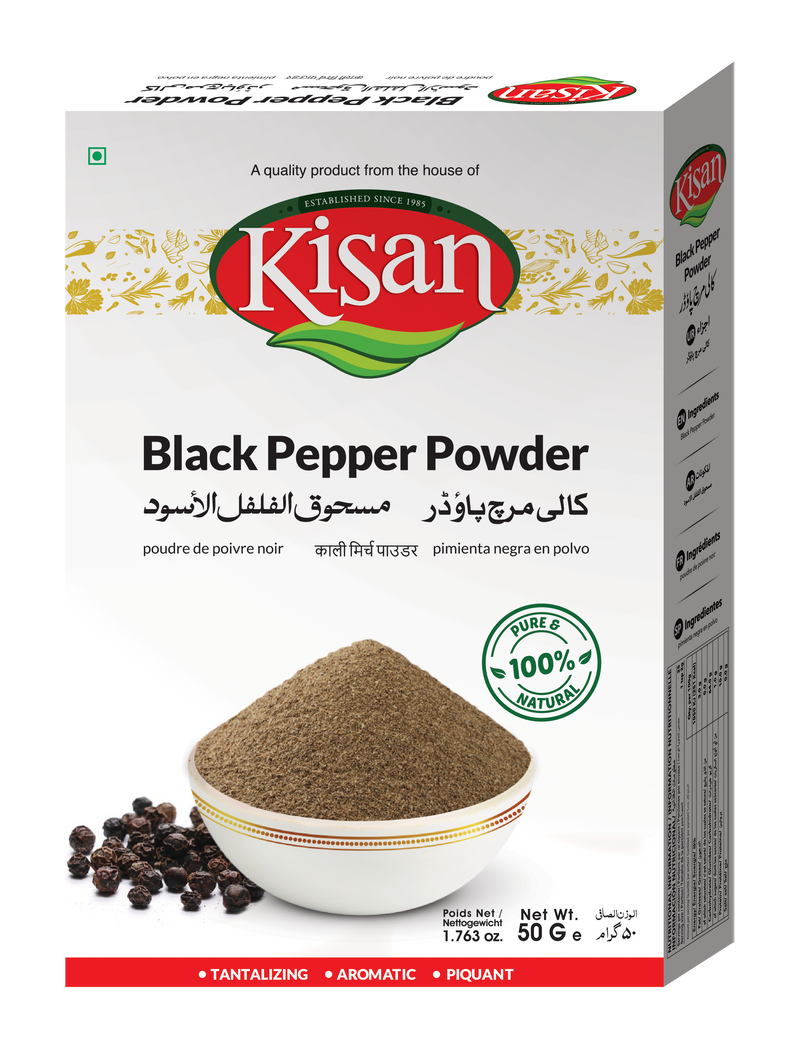 Kisan Black Pepper Powder 50 Grams